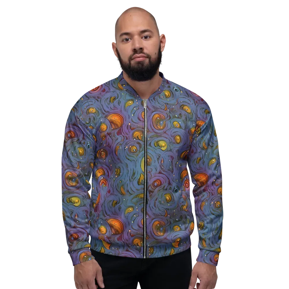 Amber Eye Garden on Bomber Jacket — Front