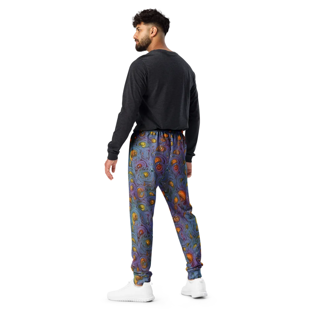 Amber Eye Garden on Men's Joggers — Back