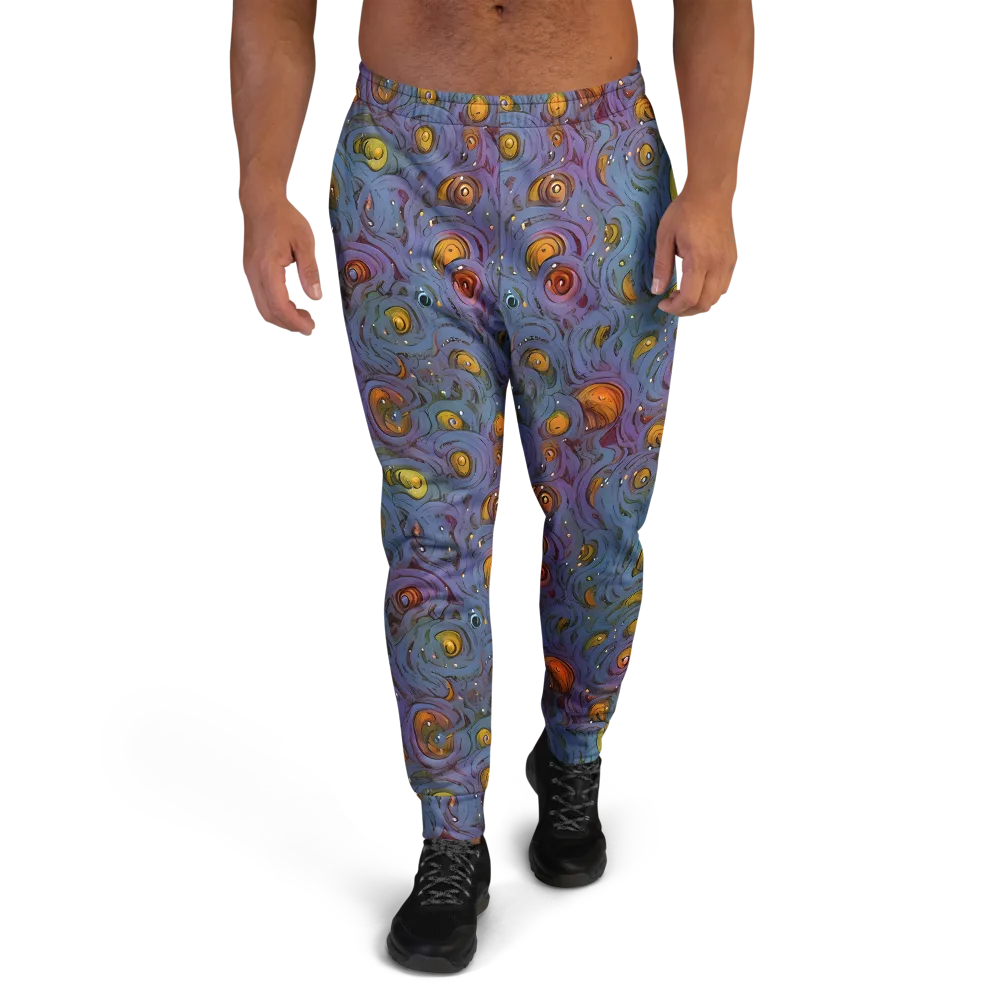 Amber Eye Garden on Men's Joggers — Front