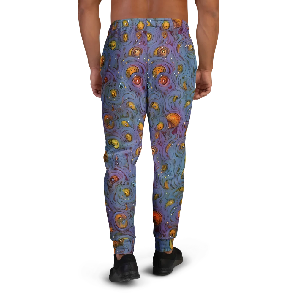 Amber Eye Garden on Men's Joggers — Back