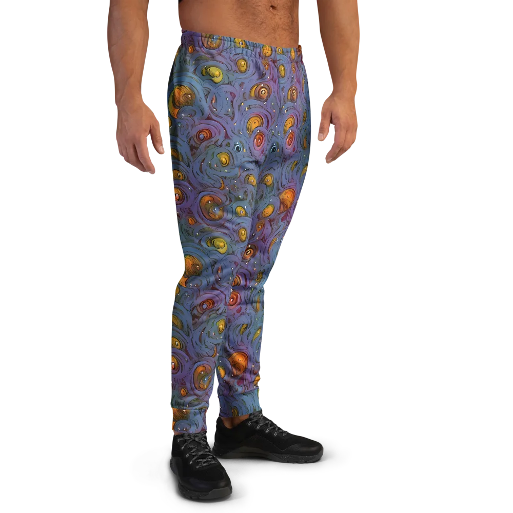 Amber Eye Garden on Men's Joggers — Right