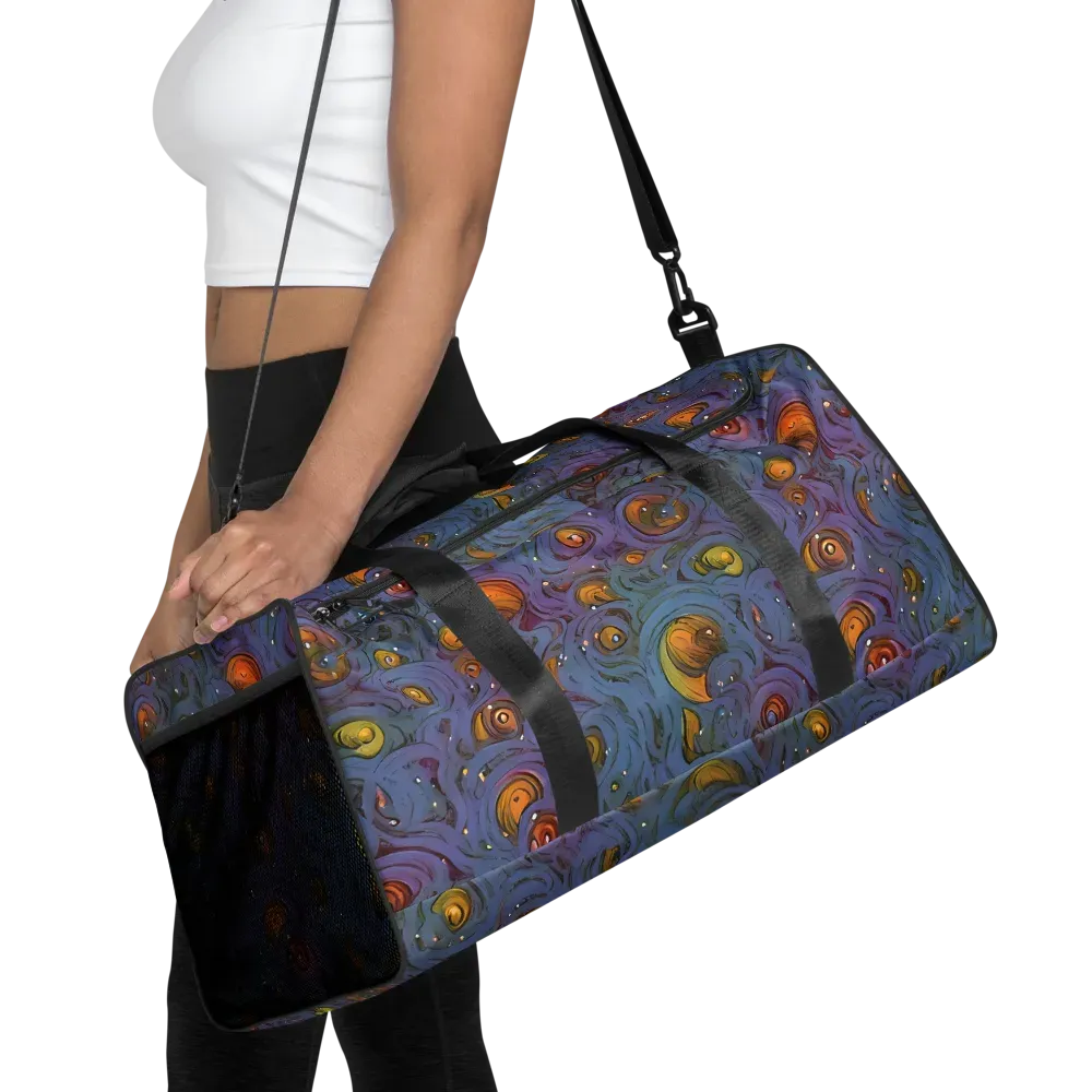 Amber Eye Garden on Duffle Bag — Front