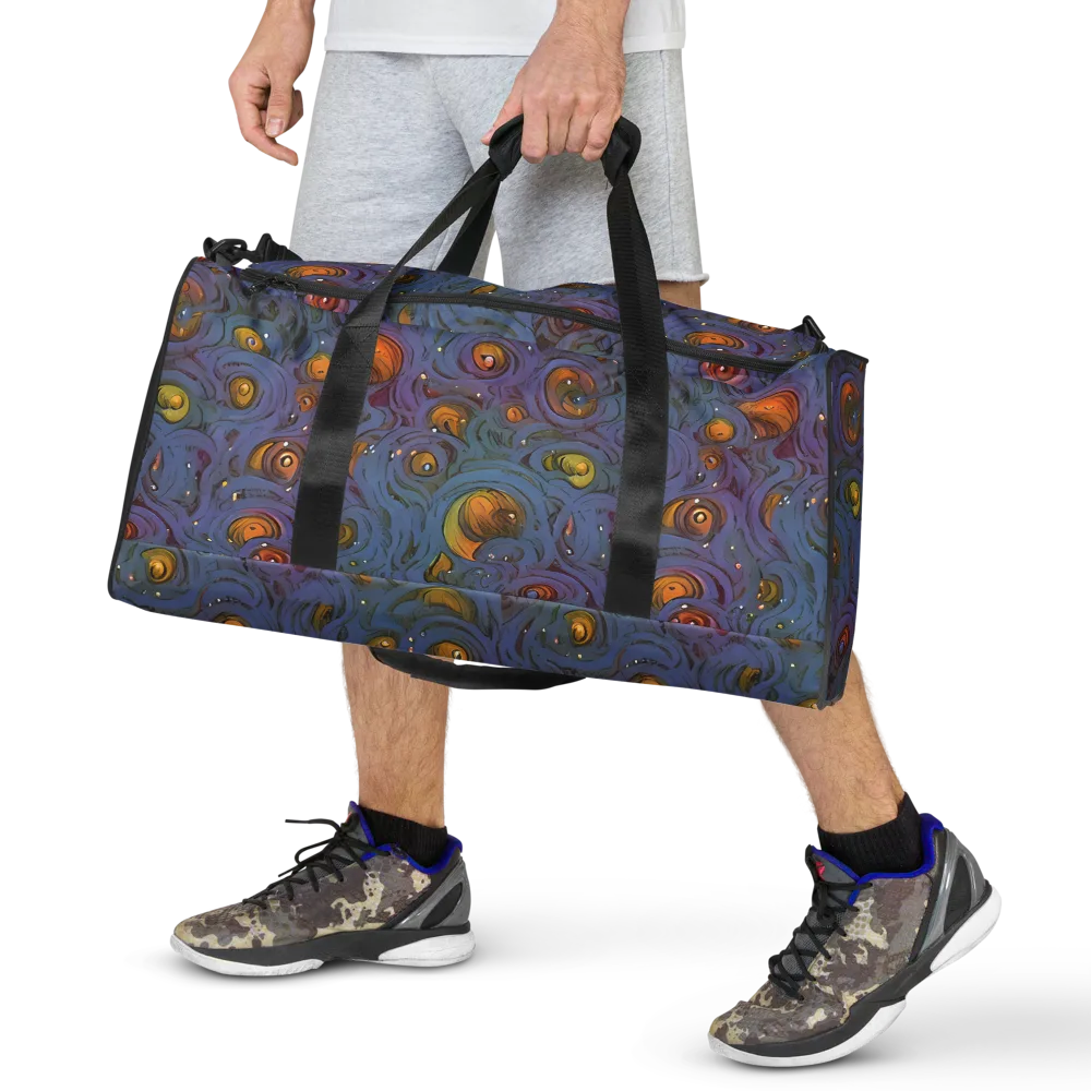 Amber Eye Garden on Duffle Bag — Front