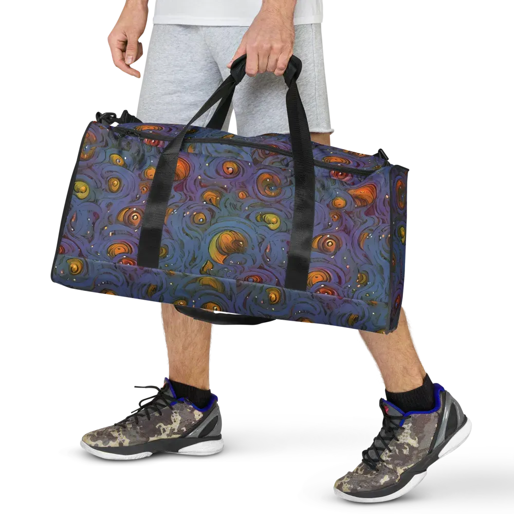 Amber Eye Garden on Duffle Bag — Front