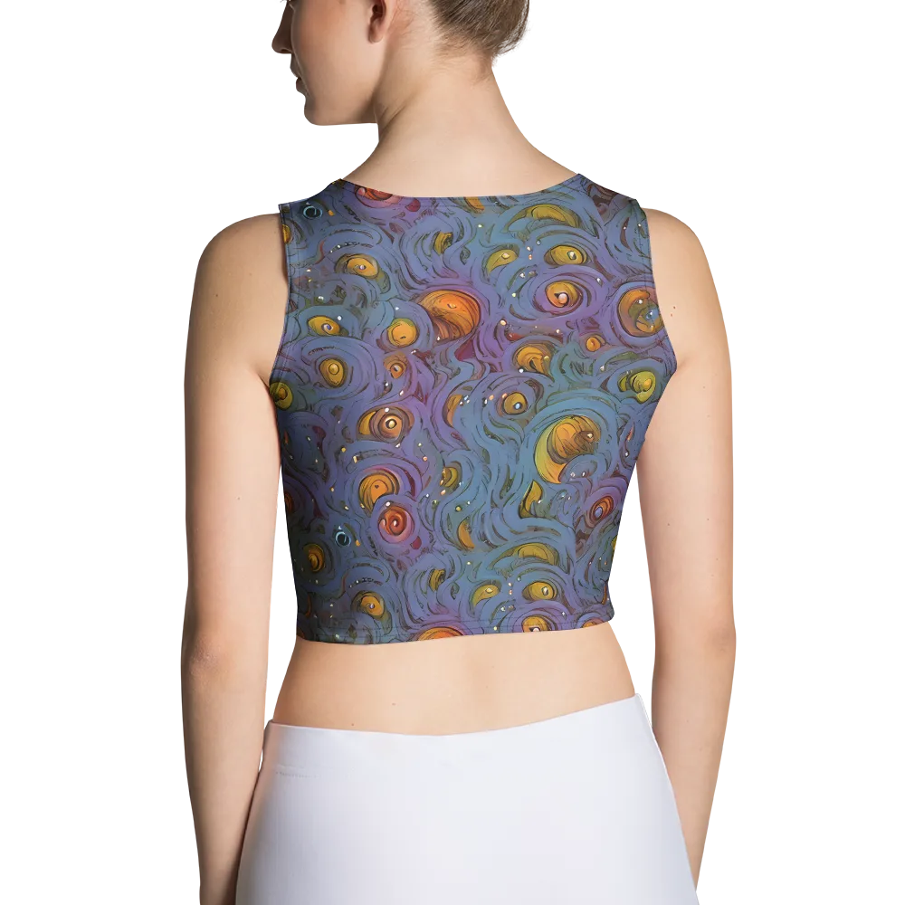 Amber Eye Garden on Crop Top — Back