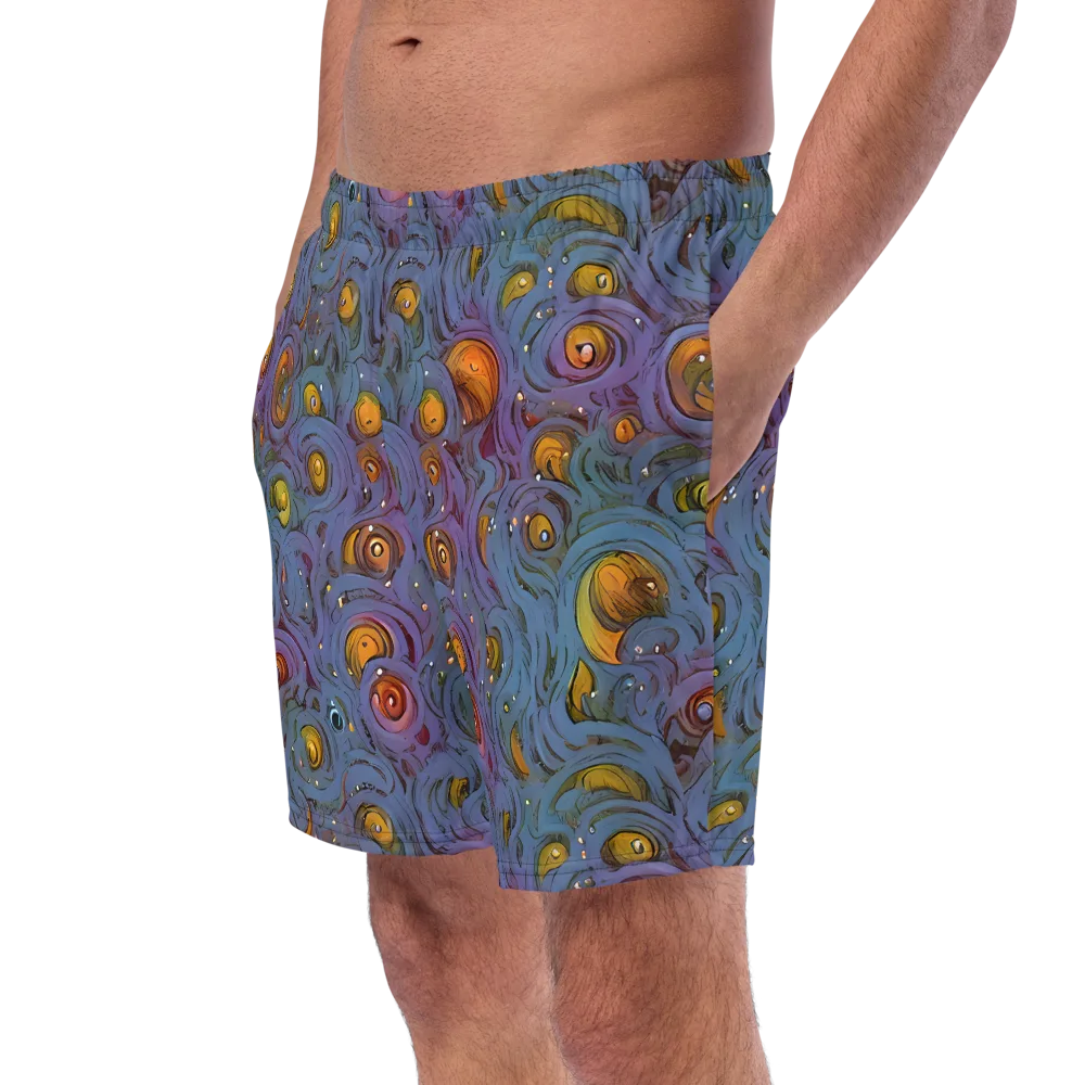 Amber Eye Garden on Swim Trunks — Left Front