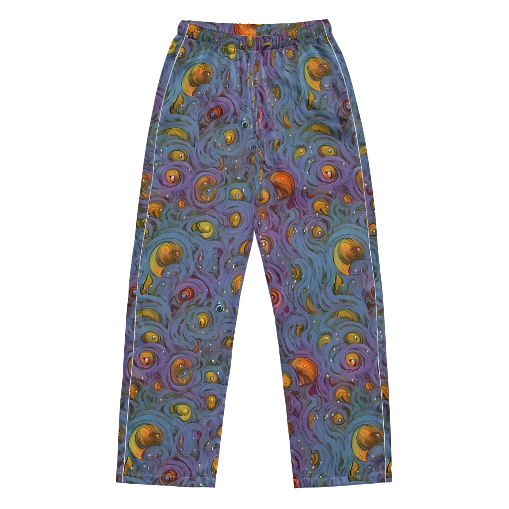 Amber Eye Garden on Women's Pajama Pants — Front