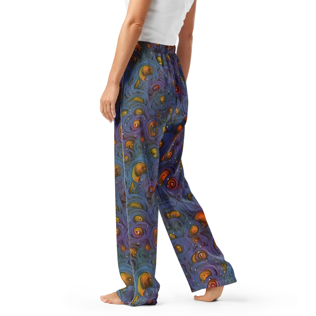 Amber Eye Garden on Women's Pajama Pants — Left