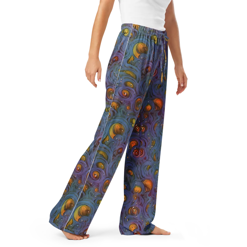 Amber Eye Garden on Women's Pajama Pants — Right Front