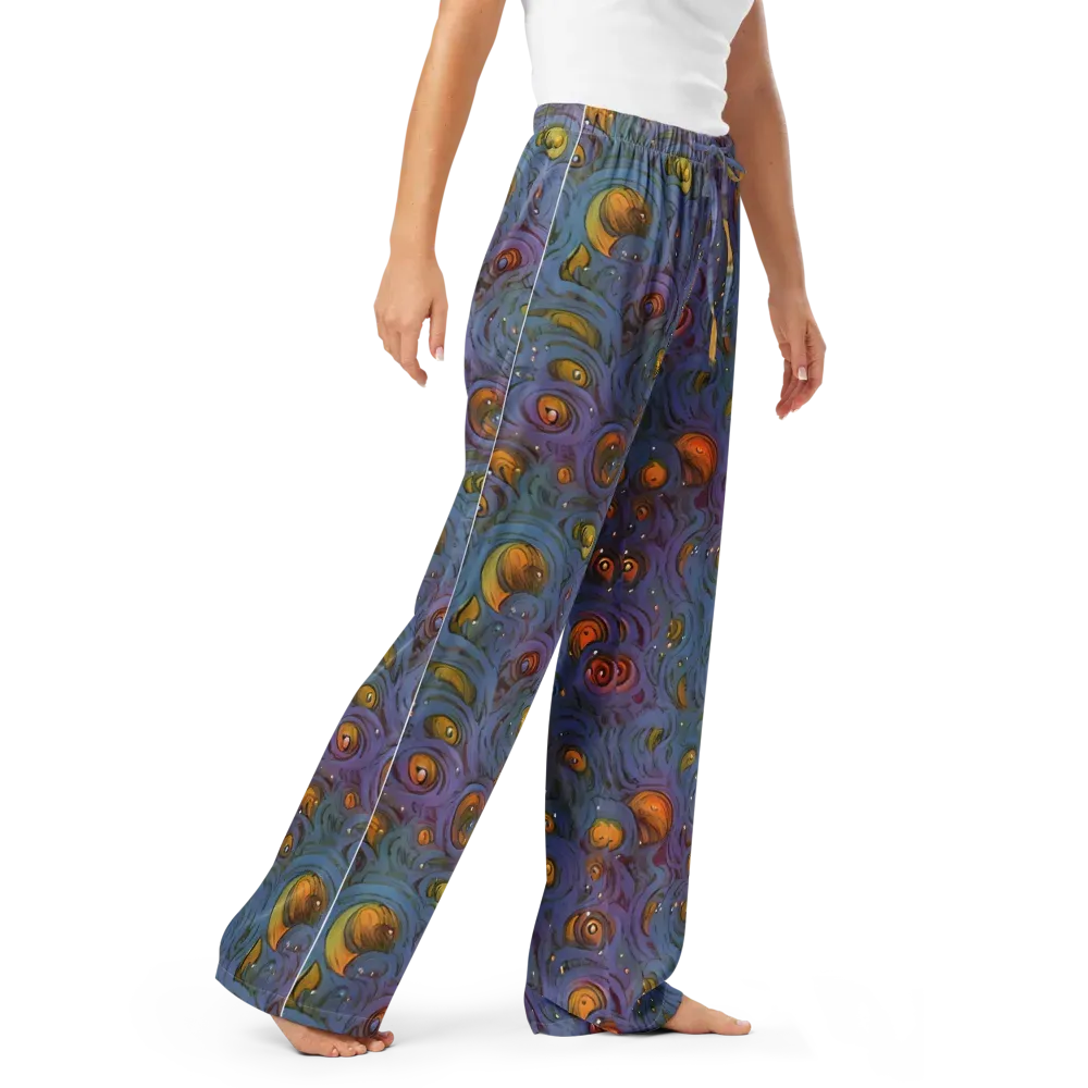 Amber Eye Garden on Women's Pajama Pants — Right Front