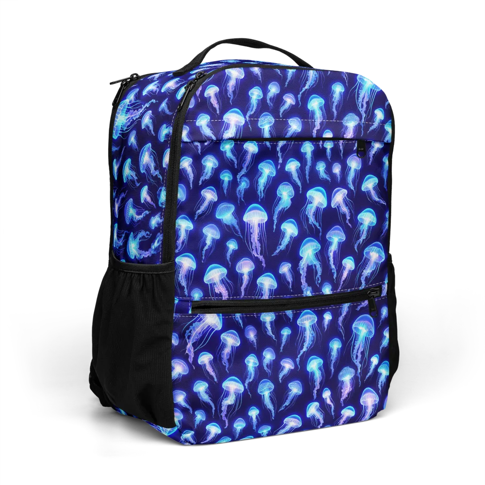 Electric Ocean on Utility Backpack — Right Front