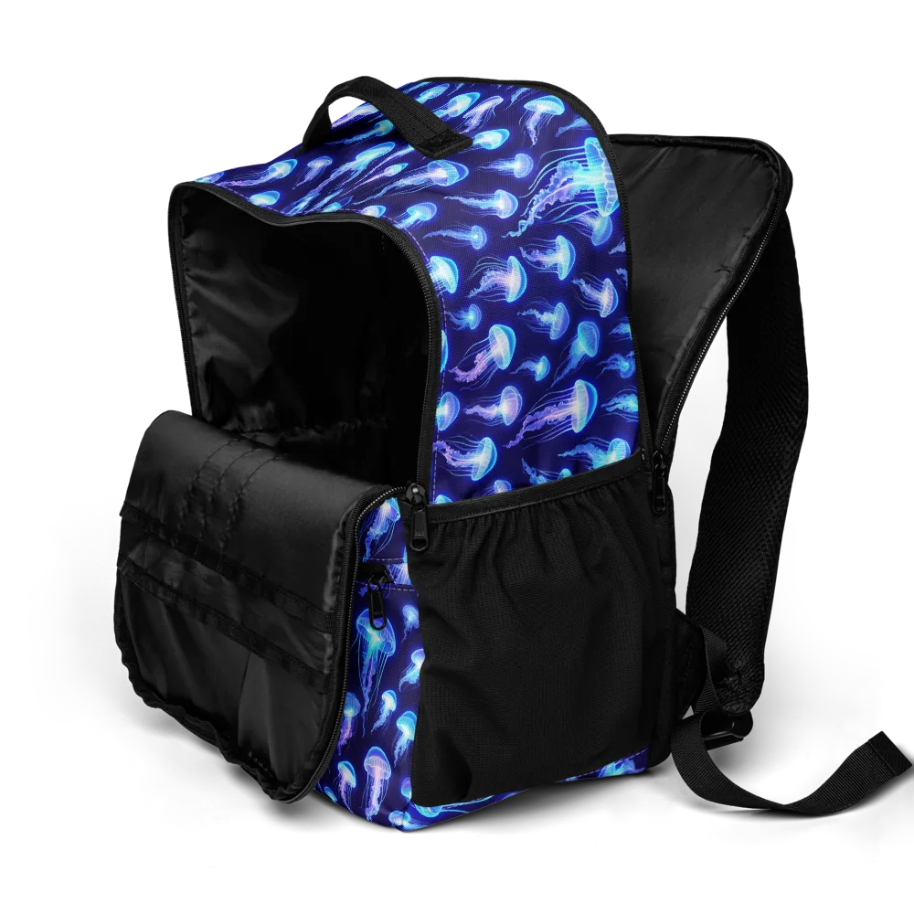 Electric Ocean on Utility Backpack — Product details 2