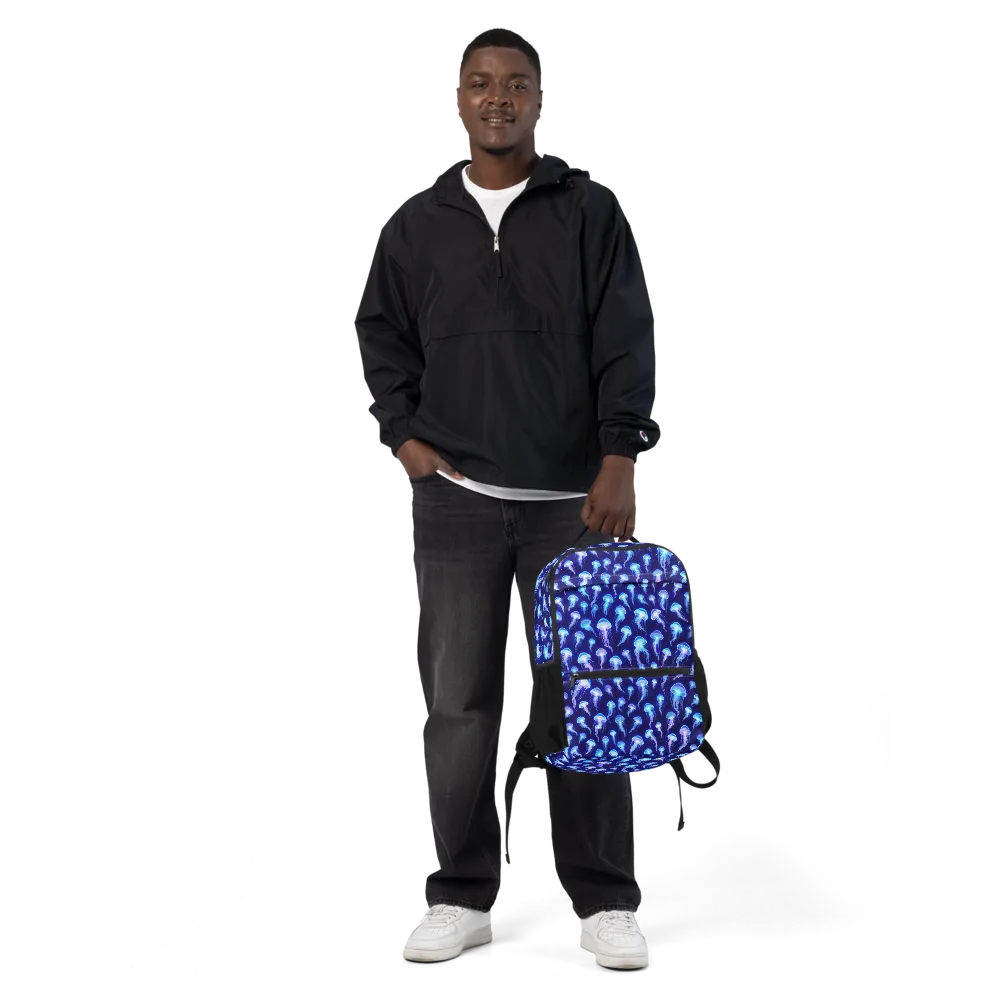 Electric Ocean on Utility Backpack — Front