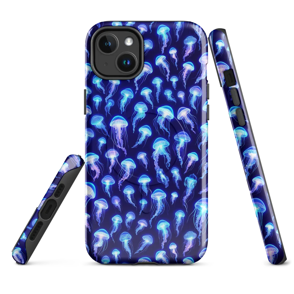 Electric Ocean on MagSafe Tough Case for iPhone® — Front