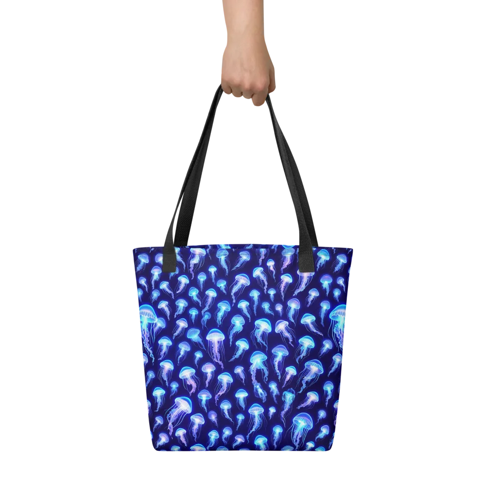 Electric Ocean on Tote Bag — Front