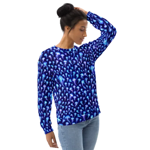 Electric Ocean on a Sweatshirt