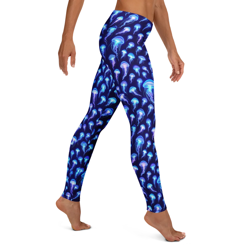 Electric Ocean on Leggings — Right