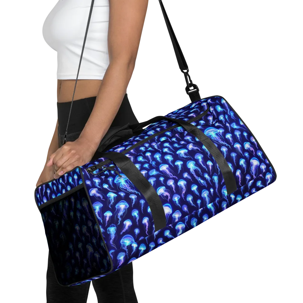 Electric Ocean on Duffle Bag — Front
