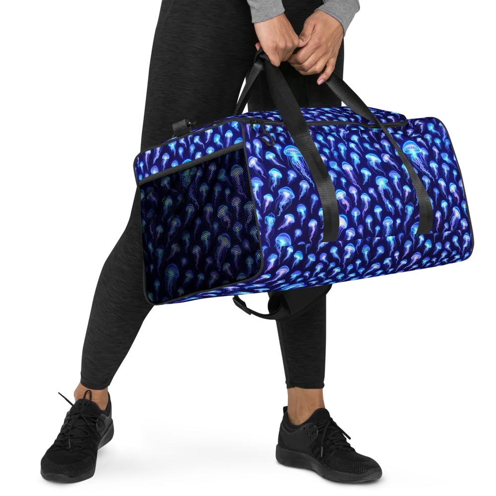 Electric Ocean on Duffle Bag — Right Front