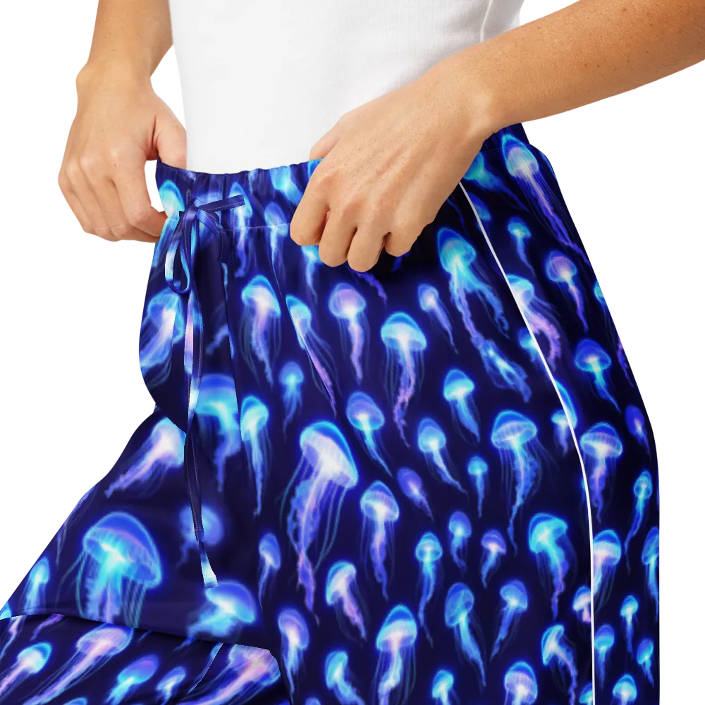 Electric Ocean on Women's Pajama Pants — Product details