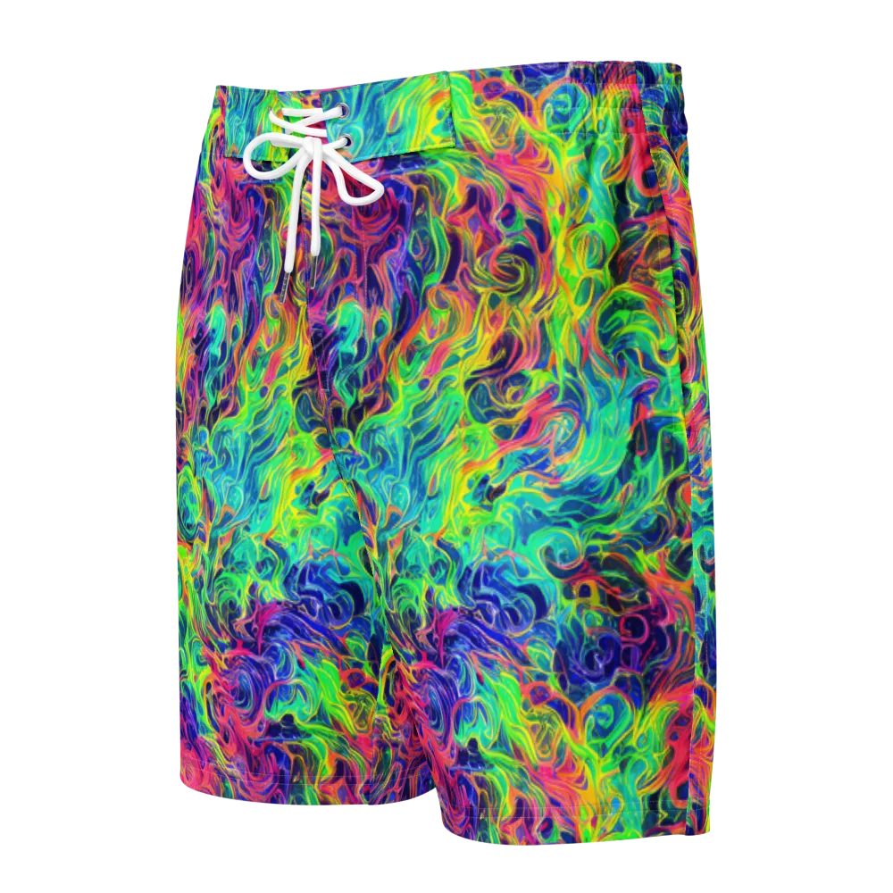 Radiant Whorl on Men's Board Shorts — Front