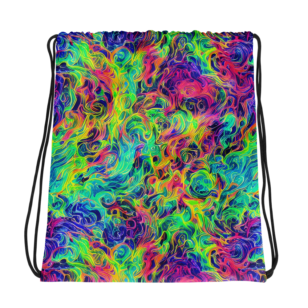 Radiant Whorl on Drawstring Bag — Photo
