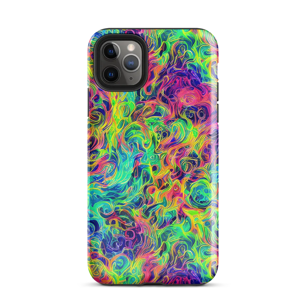 Radiant Whorl on Tough Case for iPhone® — Front