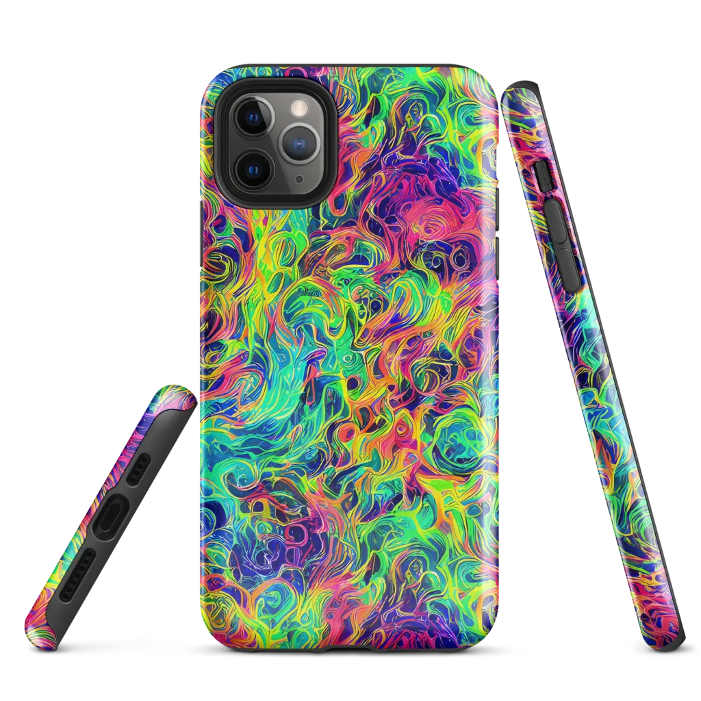 Radiant Whorl on Tough Case for iPhone® — Front