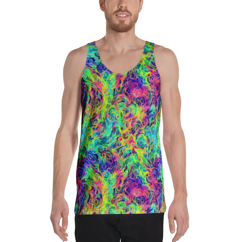 Radiant Whorl on Men's Tank Top — Front