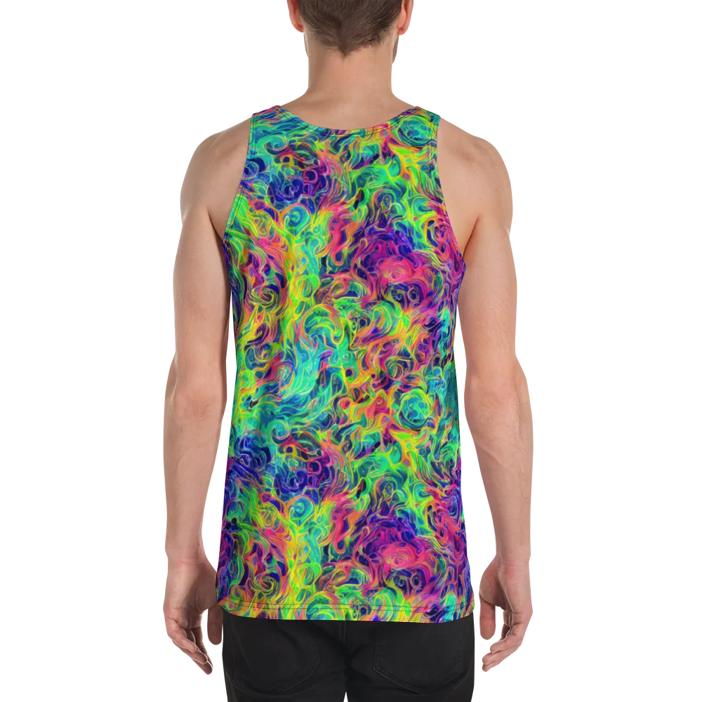 Radiant Whorl on Men's Tank Top — Back