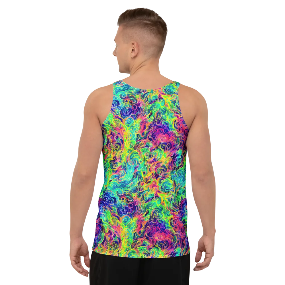 Radiant Whorl on Men's Tank Top — Back