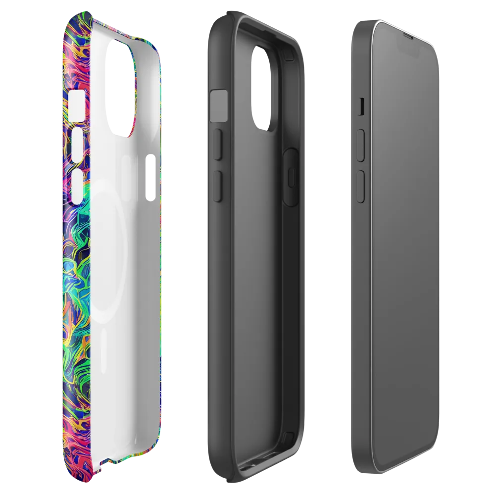 Radiant Whorl on MagSafe Tough Case for iPhone® — Front