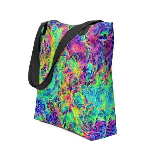 Radiant Whorl on a Tote Bag