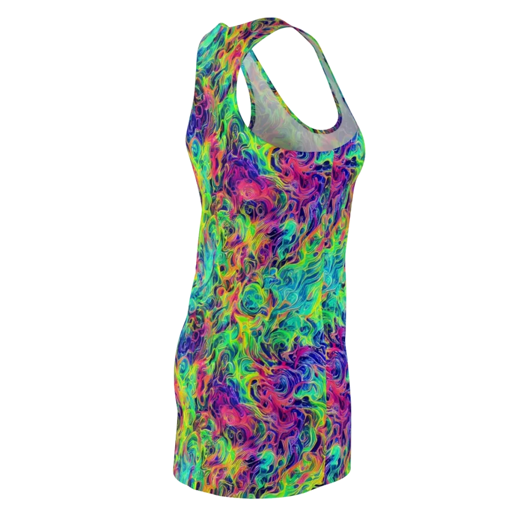 Radiant Whorl on Racerback Dress — Back Side