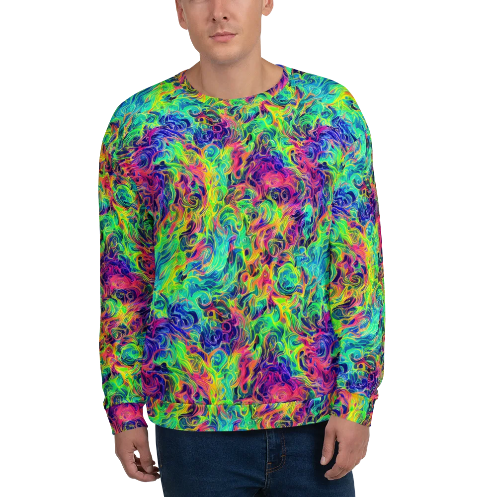 Radiant Whorl on Sweatshirt — Front