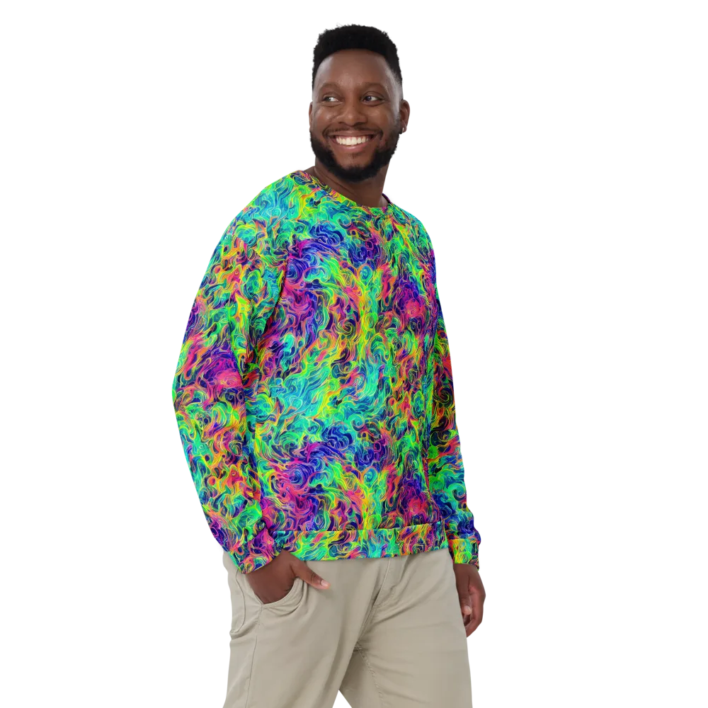Radiant Whorl on Sweatshirt — Front