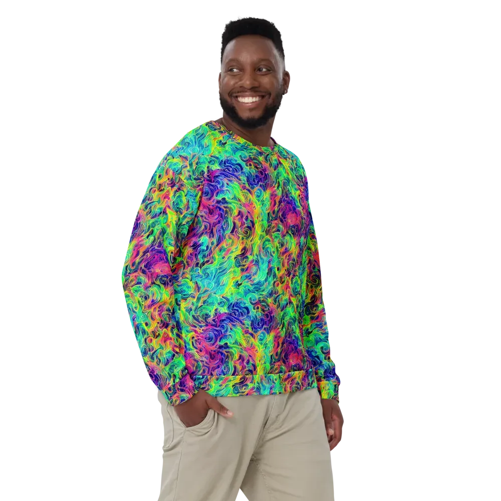 Radiant Whorl on Sweatshirt — Front