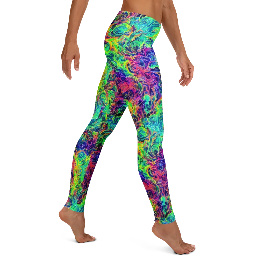 Radiant Whorl on Leggings — Right