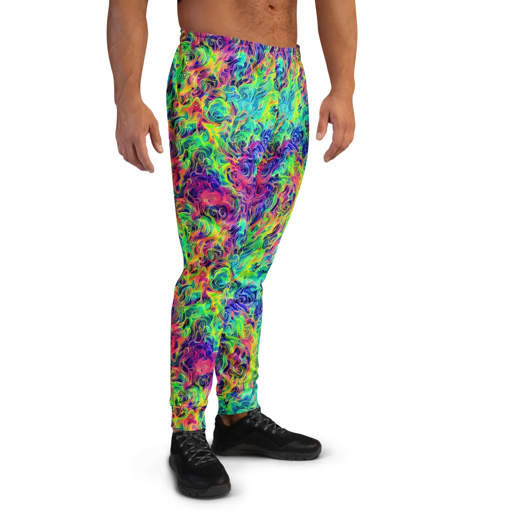 Radiant Whorl on Men's Joggers — Right