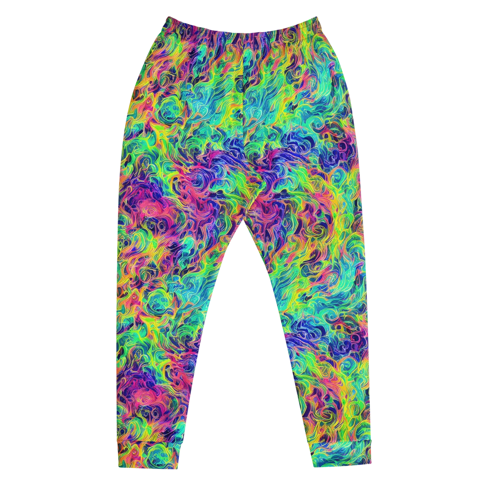 Radiant Whorl on Men's Joggers — Front