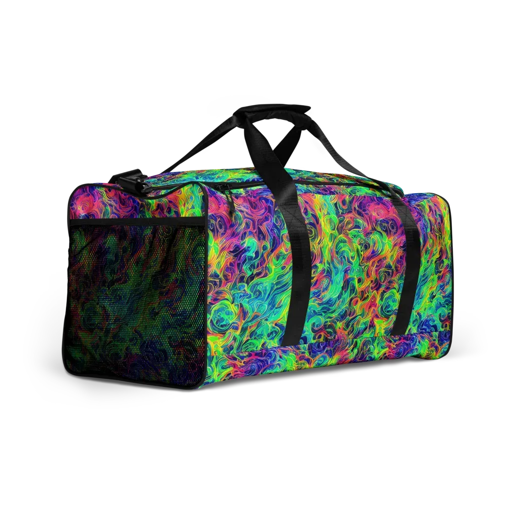 Radiant Whorl on Duffle Bag — Right Front