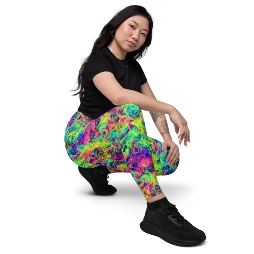 Radiant Whorl on a Leggings with Pockets