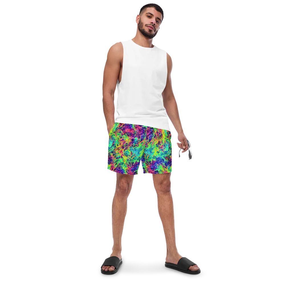 Radiant Whorl on Swim Trunks — Front