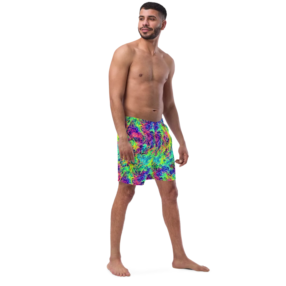 Radiant Whorl on Swim Trunks — Right Front