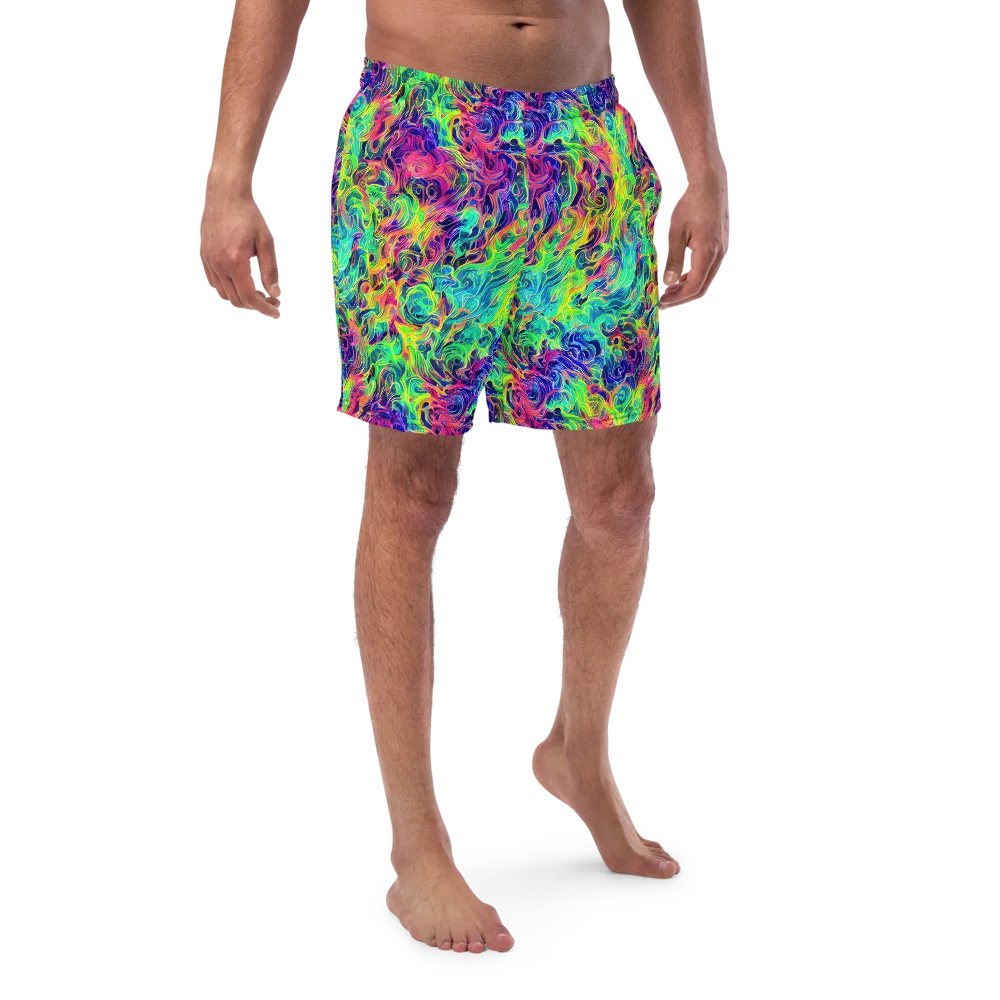Radiant Whorl on Swim Trunks — Front