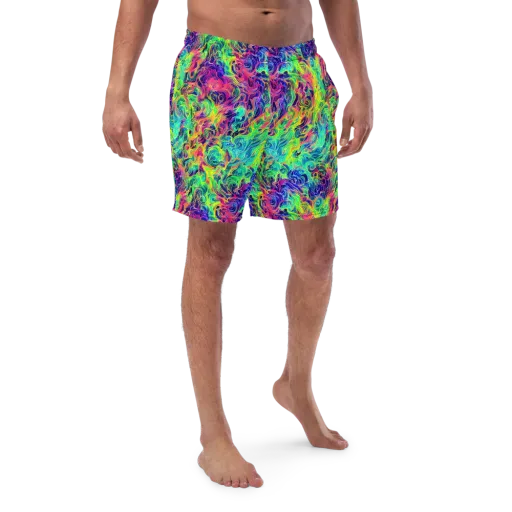 Radiant Whorl on a Swim Trunks