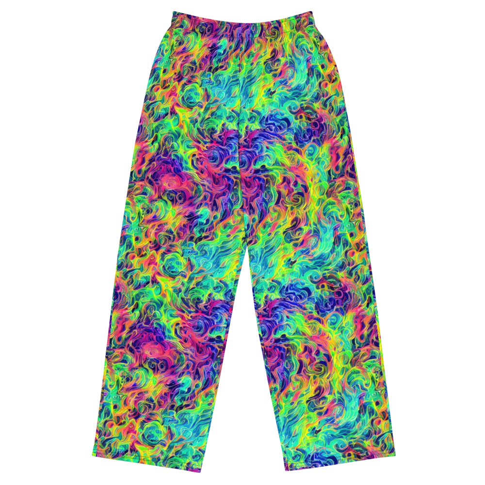 Radiant Whorl on Wide-Leg Pants — Front