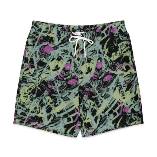 Acid Ink on a Men's Board Shorts