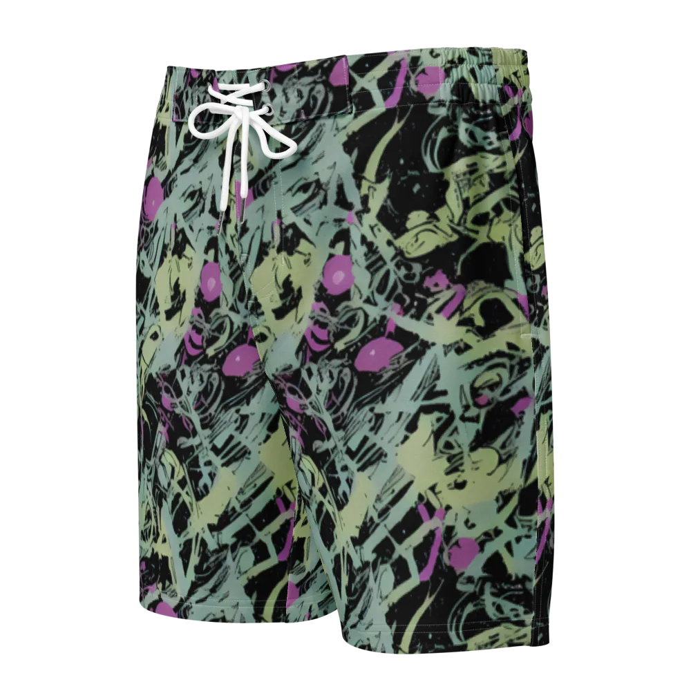 Acid Ink on Men's Board Shorts — Front