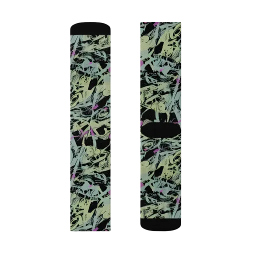 Acid Ink on a Socks